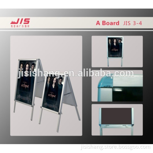 Double side Aluminum poster board poster stand and Black A board JIS 3-4